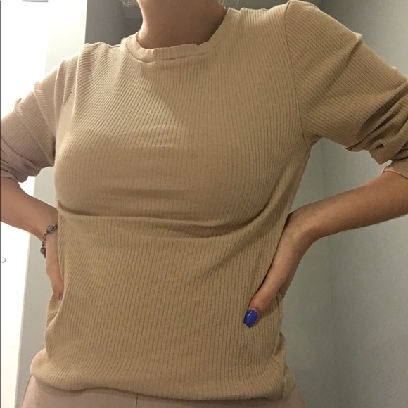 nude long sleeve top - Picture 1 of 1